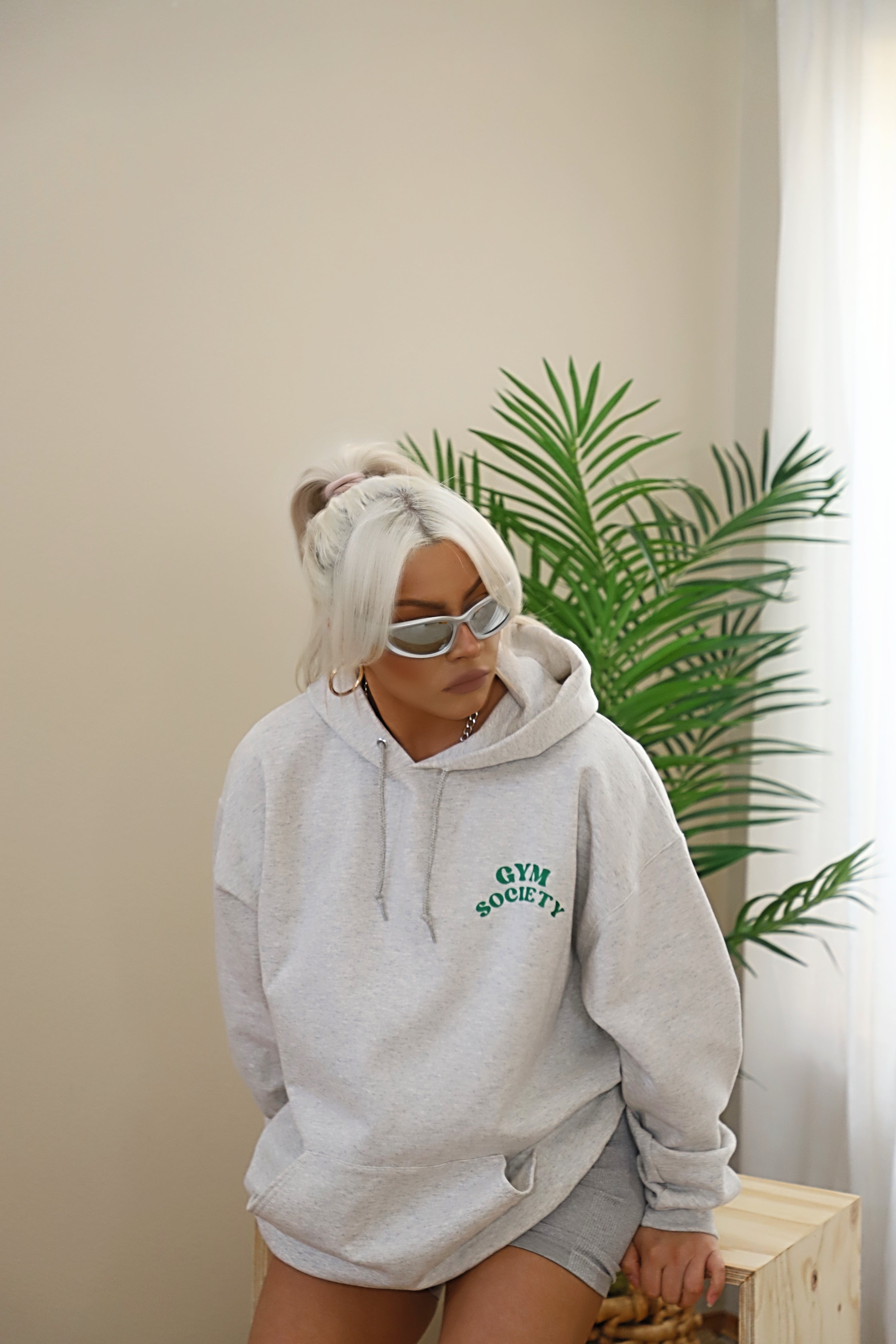 GYM SOCIETY OVERSIZED HOODIE MEN AND WOMEN